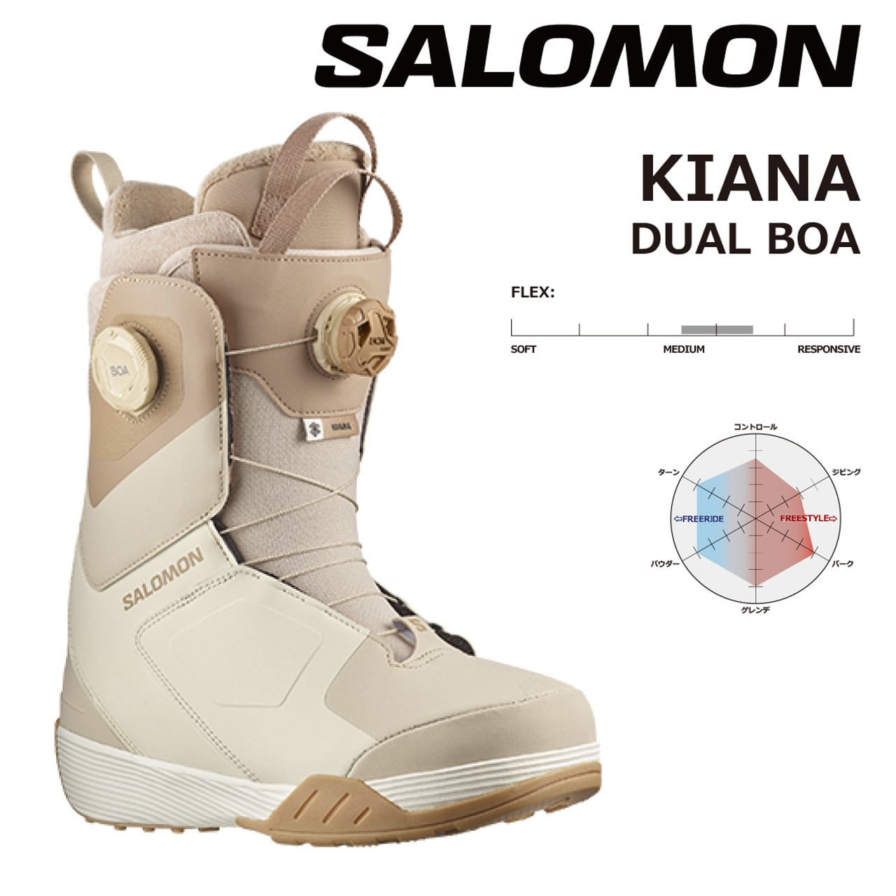 サロモン キアナ SALOMON KIANA 22.5cm - ブーツ(女性用)