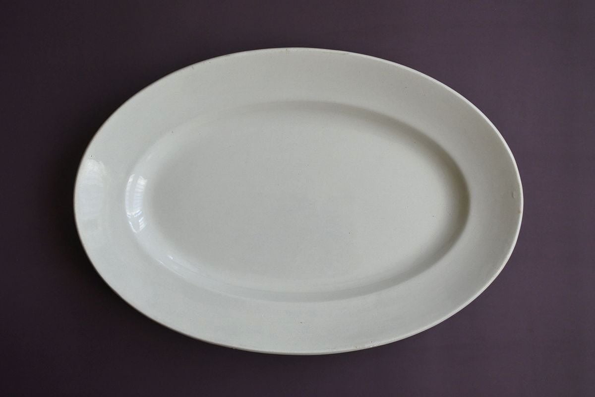 フランスのNidervillerファイアンス皿 C. 1827-1944 French Platter, Niderviller | antiquesoval