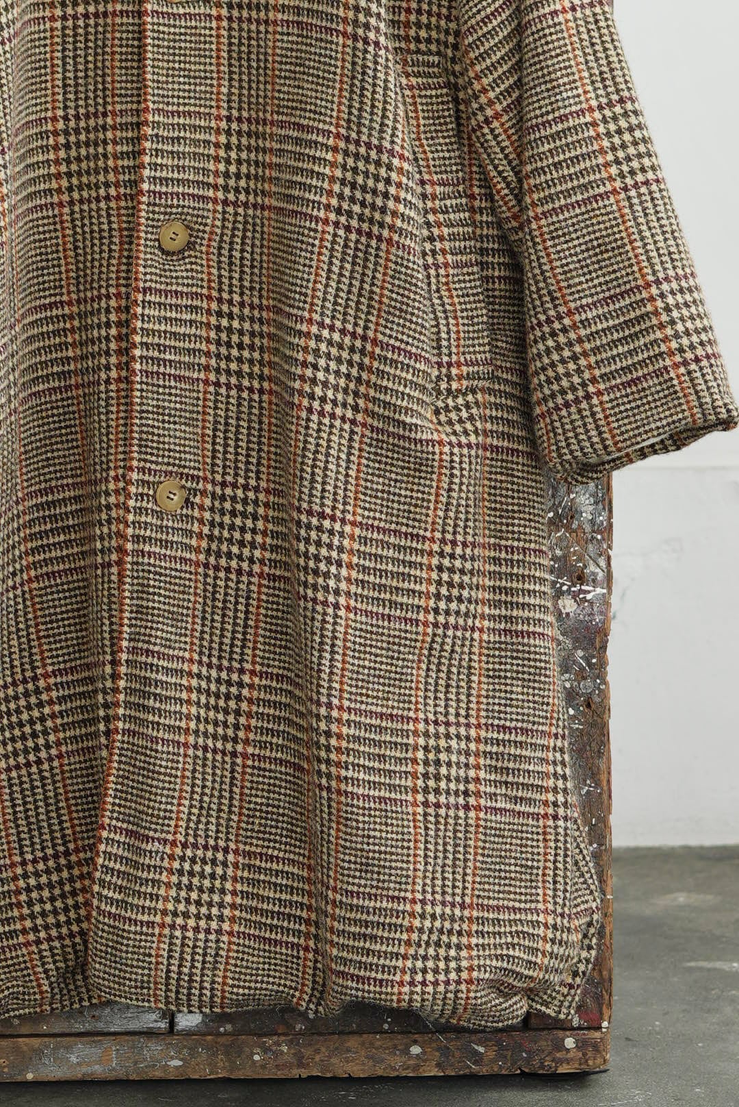 CHEZ VIDALENC - COAT BOBI / HARRIS TWEED (CHATTERLEY) | Brownie