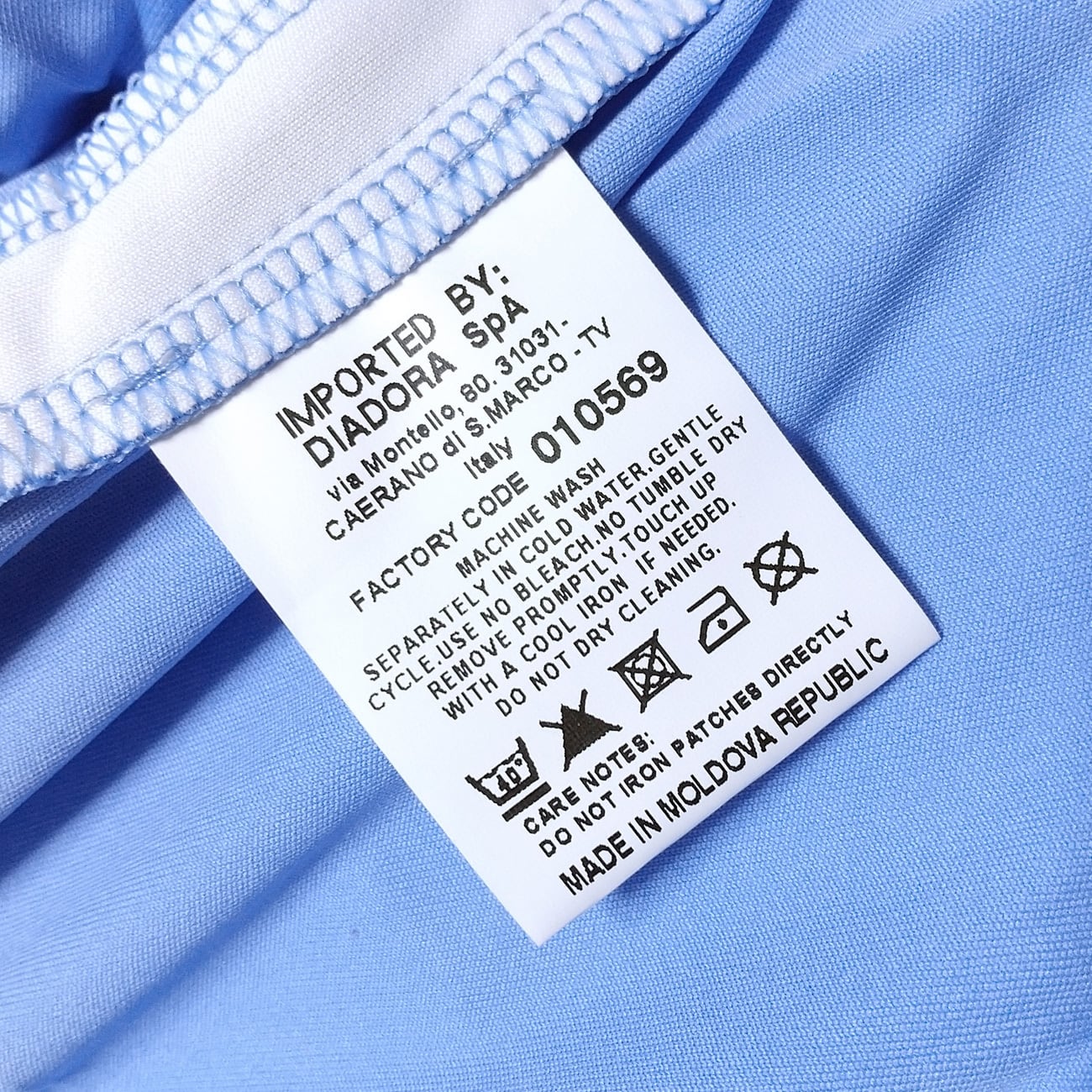 ナポリ 2008-09 Diadora 選手用 ホーム半袖 ユニフォーム（インポートL