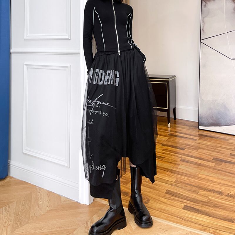 パンツ スタイルメッシュカジュアル ヨーロピアン ステッチ ラブタオタオダレンハウス94498377063