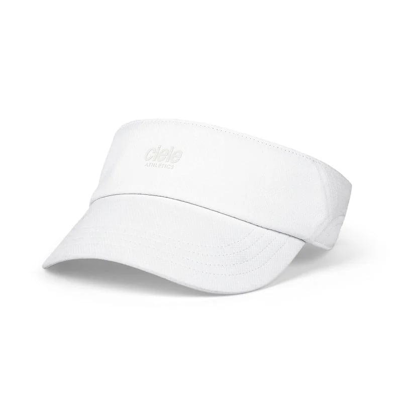Ciele Athletics(シエル アスレチックス)FSTVisor SC - Classic - Athletics SL - White メンズレディースランニングサンバイザー