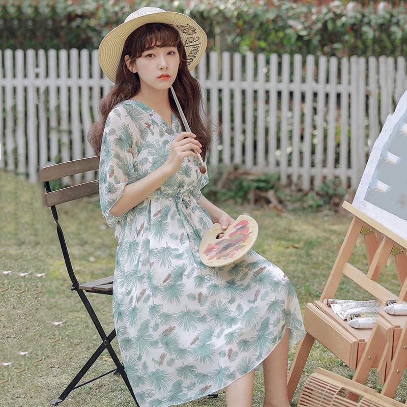 チャイナ風ワンピース チュニック ドレス 唐装 漢服 チャイナ風服 