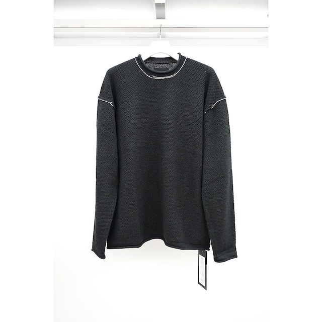 [The Viridi-anne] (ザヴィリディアン) VI-3727-07 7G PO SWEATER (BLACK)