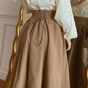 【送料無料】 ロングスカート 2色 マキシスカート マキシ丈 フレア Aライン ハイウエスト レースアップ コルセット風 薄手 かわいい 大人可愛い きれいめ シンプル カジュアル 大人 上品 おしゃれ お洒落 レトロ こなれ感 コンサバ系 ラフ 抜け感 レディライク ガーリー フェミニン 無地 春 夏 レディース 女性用 ママ服 デート お出かけ お呼ばれ 休日 アウトドア お茶会 女子会 授業参観 誕生日会 着回し 普段使い ファッション コーデ スタイル 楽ちん 体型カバー 定番 着痩せ 垢抜け