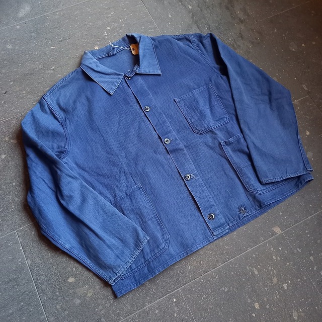 ユーロワーク ヘリンボーン カバーオール used [104120]