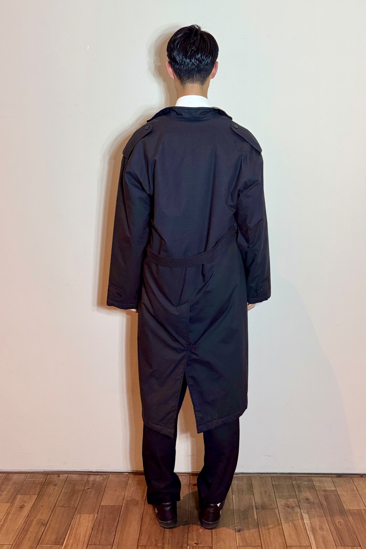 Turo ブラックロングコート  MADE IN FINLAND