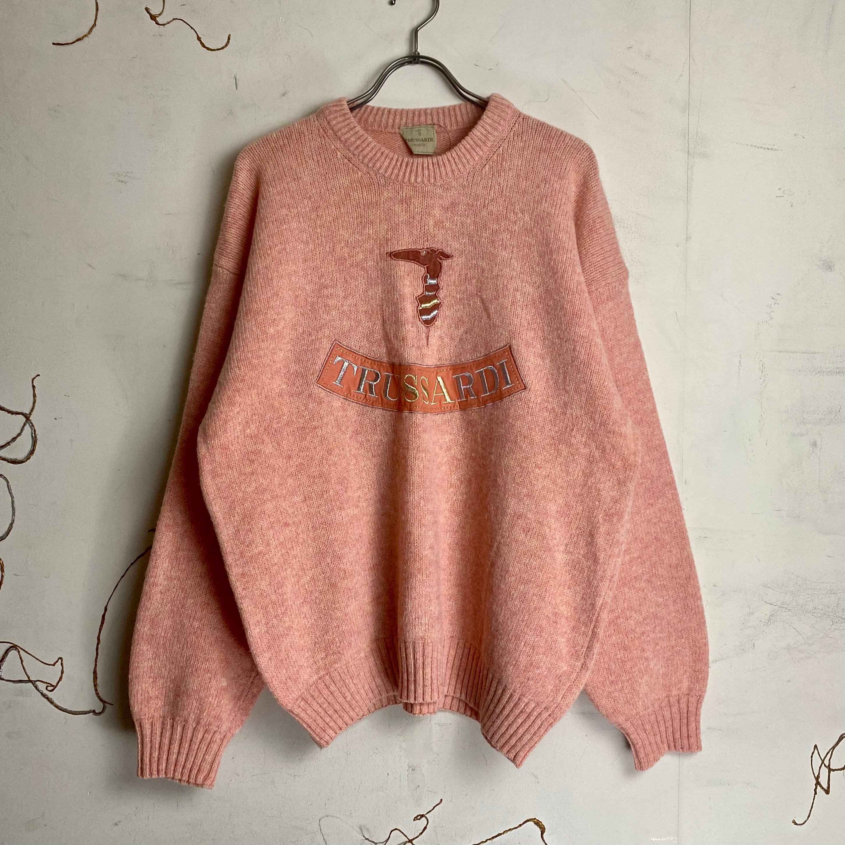 vintage TRUSSARDI logo sweater | NOIR ONLINE