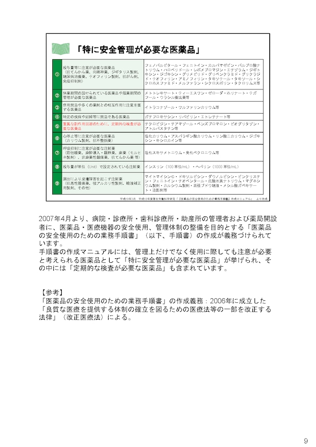 副作用発見に役立つ臨床検査値