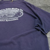 good fade painted Caruso's auto-motive print tee