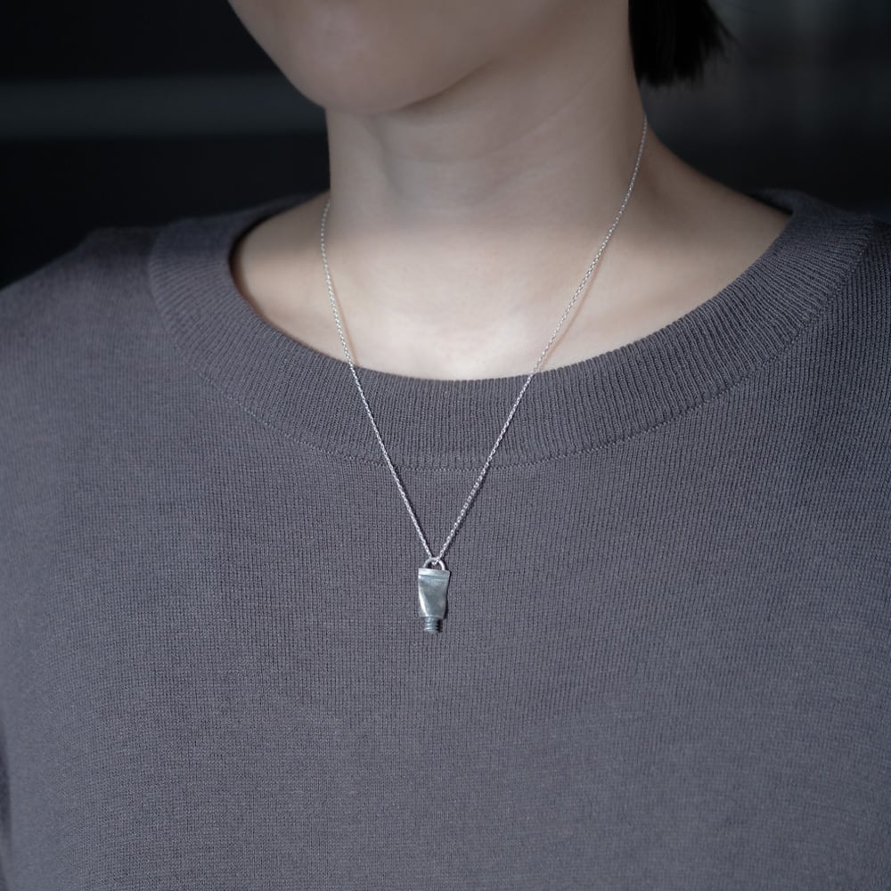 古美加工 絵の具 ミニチュア ネックレス シルバー925 | クラウド