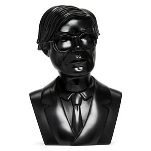 Andy Warhol 12" The Bust Vinyl Art Sculpture - Black Edition