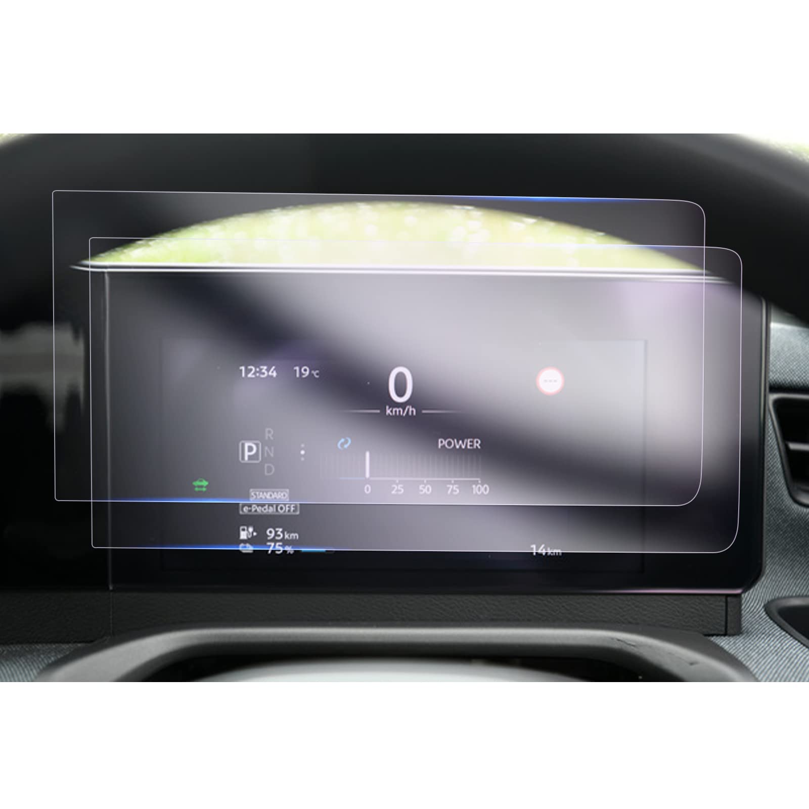【GAFAT】Nissan サクラ B6AW(KE0)型 新型 7インチ 2022年モデル~現行 日産 桜 保護フィルム 液晶メーター ダッシュ用 にっさん 車用液晶保護フィルム 傷防止 汚れ防止 反射防止 日産 サクラ カスタム パーツ 指紋防止 防気泡 高透過率(PET製フィルム・2枚セット)