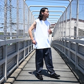KUON / Boro Patched Sleeveless Top