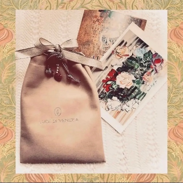 オールドローズハートネックレス