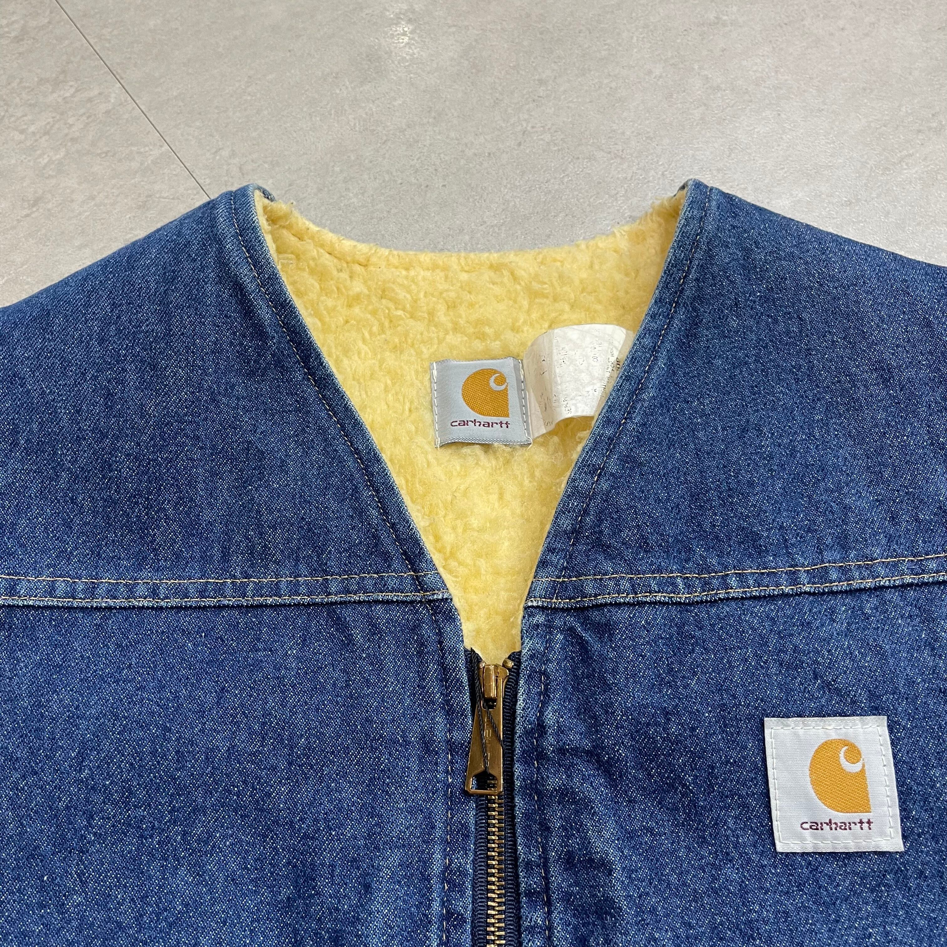 sizeM【 Carhartt 】カーハート デニムベスト ベスト ブルー sizeM【 Carhartt 】カーハート デニムベスト ベスト ブルー