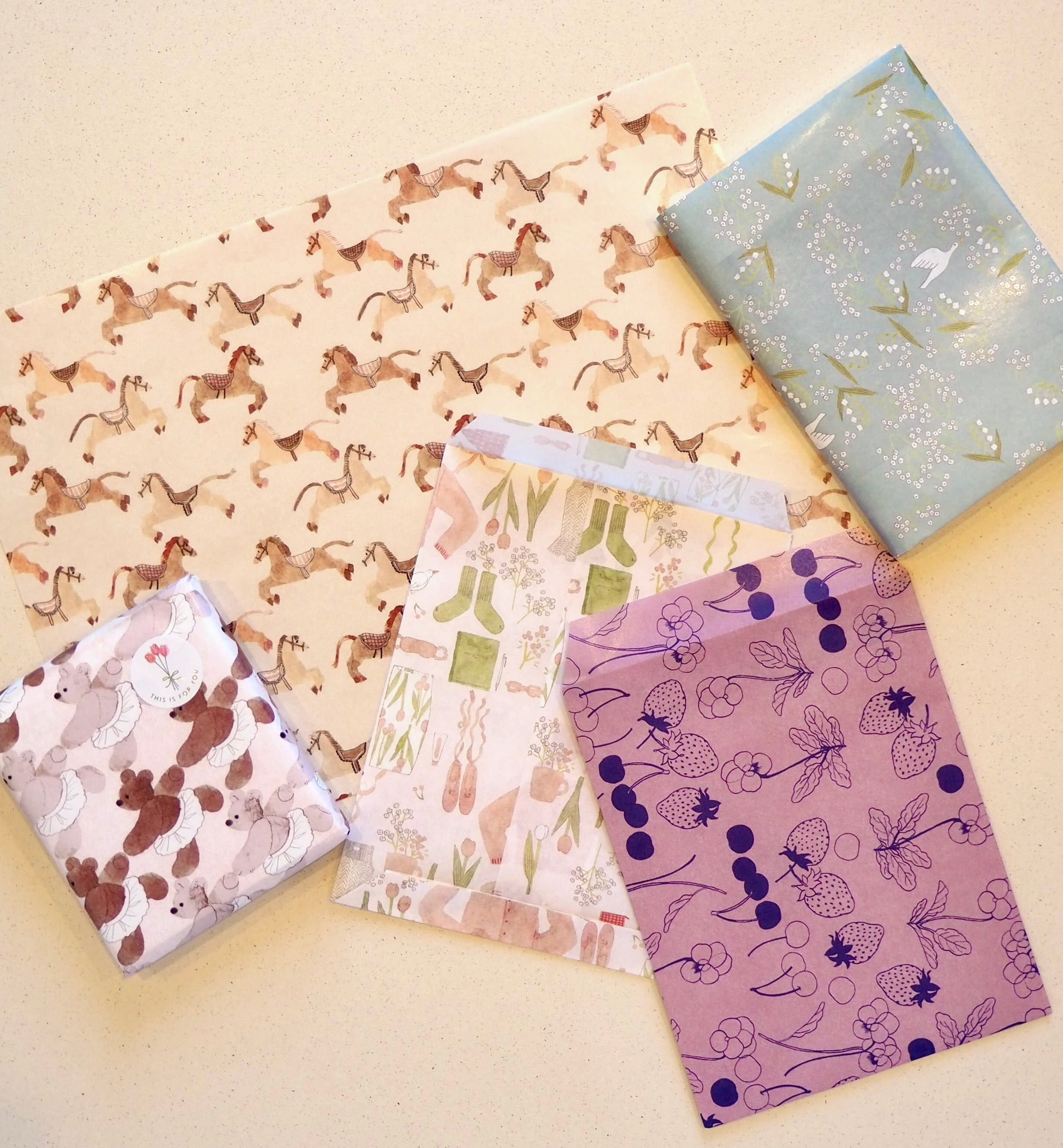 lightweight design paper - 5 patterns