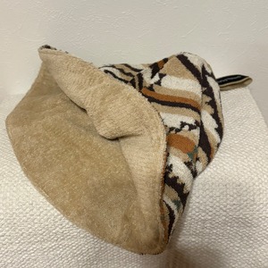 MOFU MOFUサウナハットＬ（ブラウン&ベージュ）⭐︎再入荷⭐︎