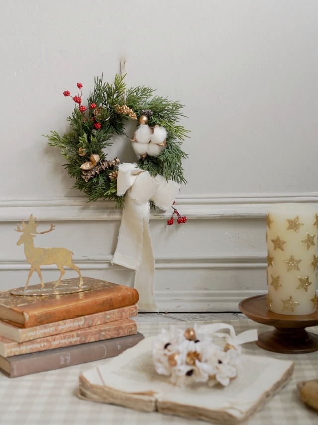 〈予約アイテム〉Drops Flower item - Christmas wreathe big (単品販売)