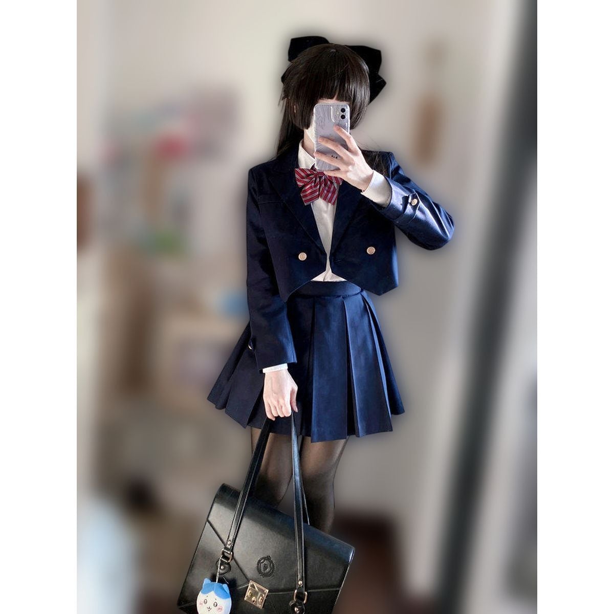ダブルブレストネイビー制服セットアップ | Maiden's Rêve
