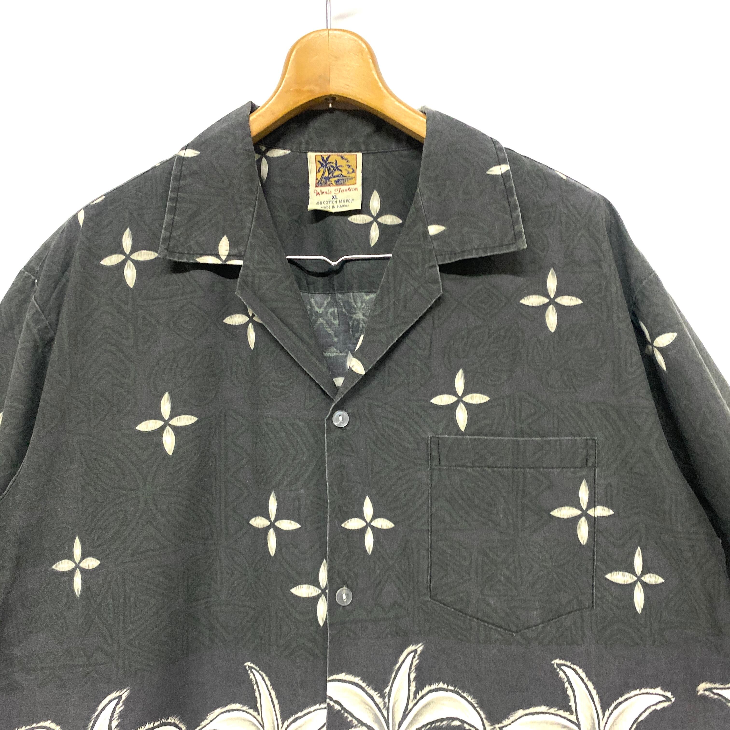 稀少限定モデル Winnie Fashion Hawaii アロハシャツ 総柄シャツ 古着 日本限定企画 メンズ トップス Roe Solca Ec