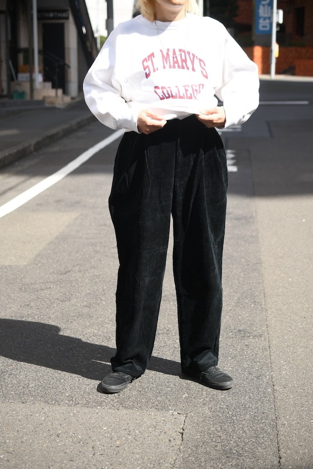 OK/90's "BANANA REPUBLIC" black corduroy trousers