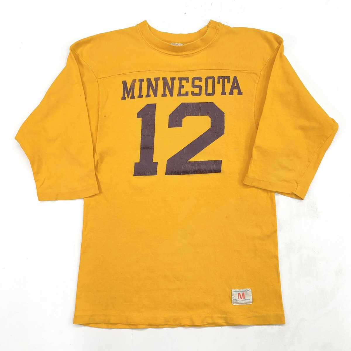 CHAMPION チャンピオン 70年代 バータグ フットボールシャツ MINNESOTA 