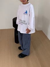 韓国子供服 / 26Autumn / cantuccistudio / ヨットTシャツ / 秋服 *mom*