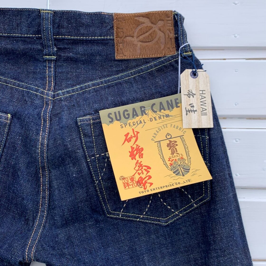SUGAR CANE 砂糖黍製 14oz. HAWAII藍混右綾DENIM | PAY ID