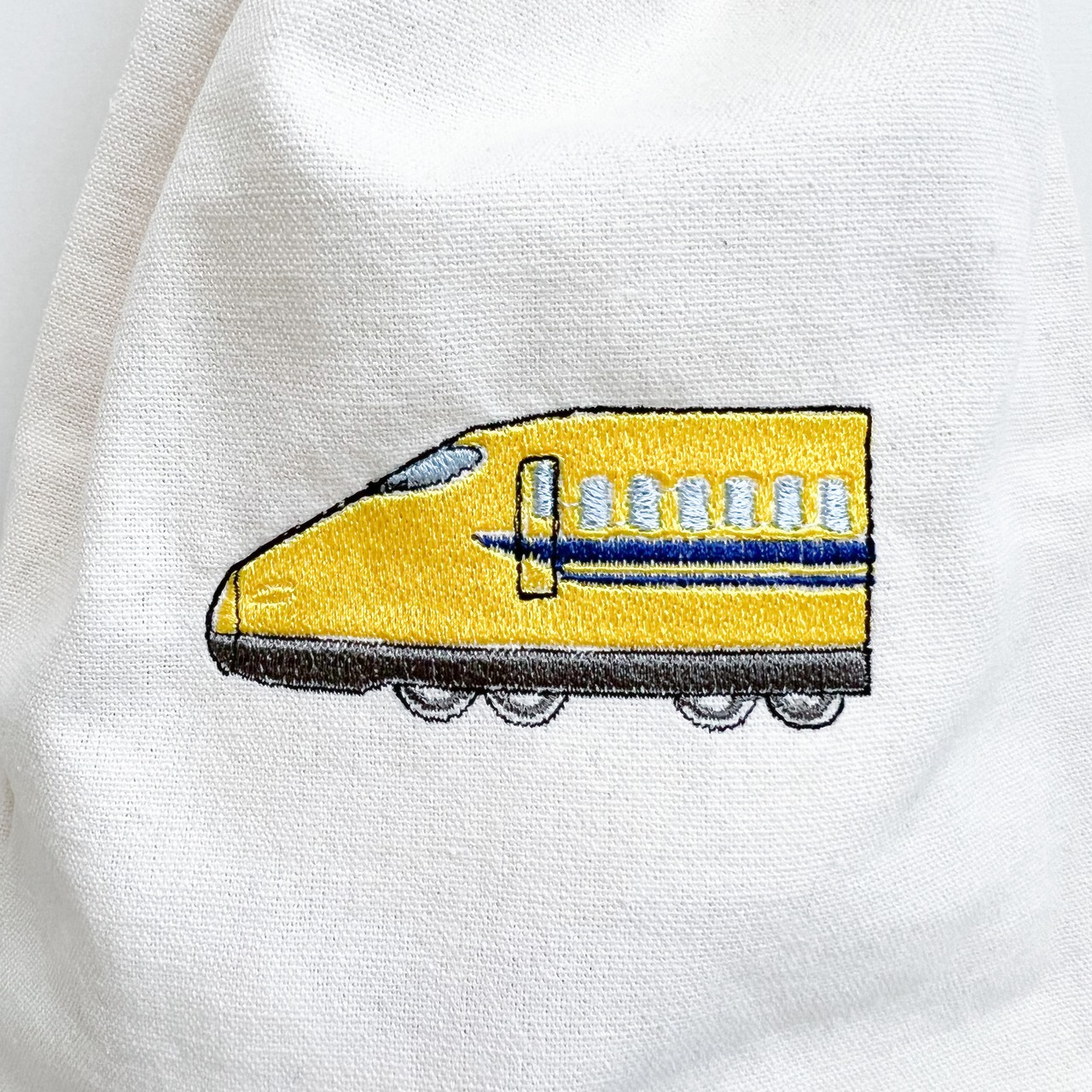 名入れ】ドクターイエロー 刺繍巾着袋 | Luce original