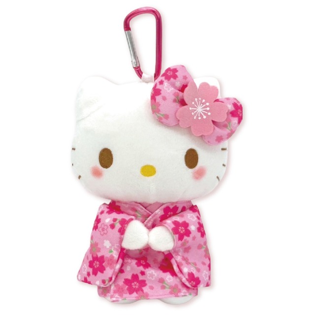 ぬいぐるみエコバッグ 桜着物ハローキティ(0903620)