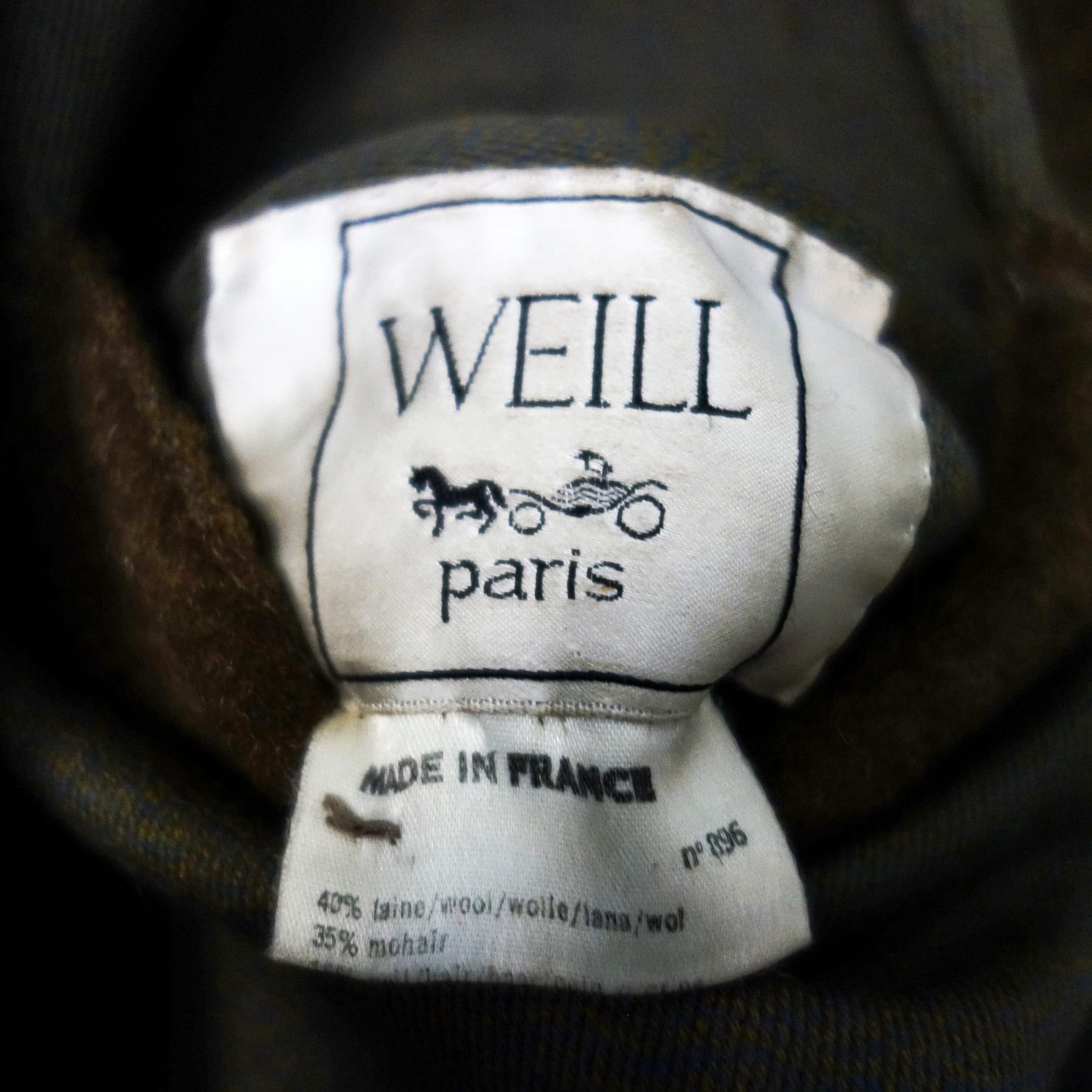 MADE IN FRANCE】WEILL ロングアルパカモヘアコート | ANTAN À TOKYO