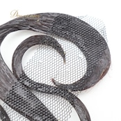 社交ダンス 小物 多美咲 ヘアオーナメント ビジュー ヘアアクセサリー つけ毛 つけ髪 デモ 競技 パーティ 発表会 ブラック系 ブラウン系 ヘアスタイル ダンス衣装 オシャレ コサージュ クリスタル ヘアセット フェスティバル