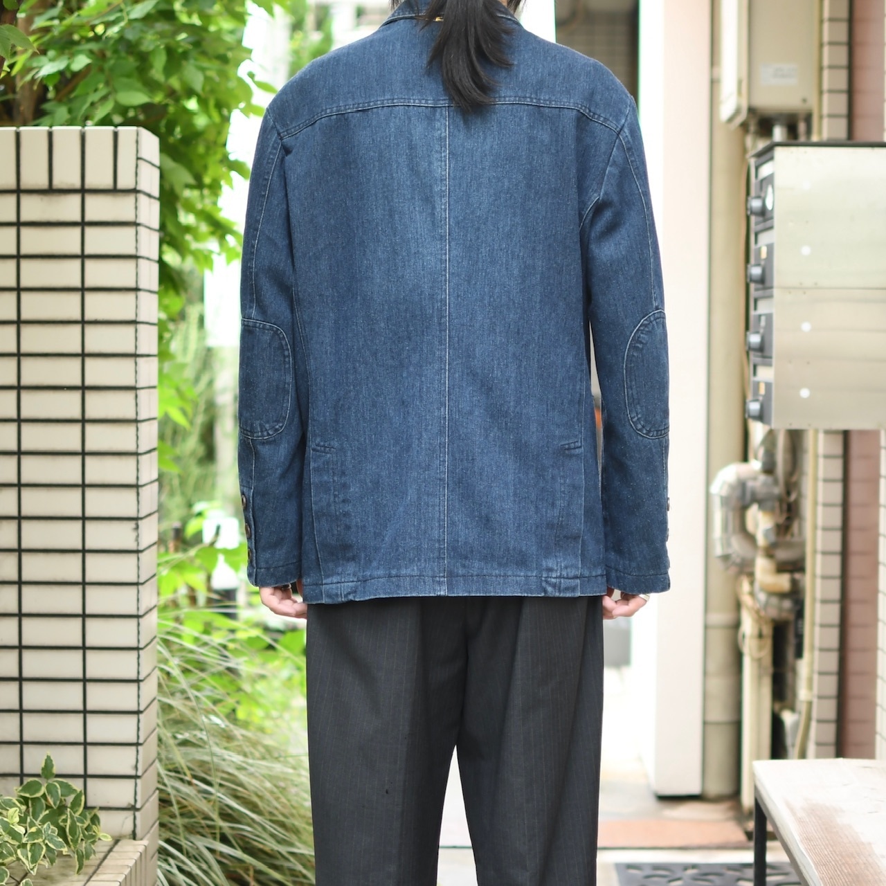 design denim tailored jacket