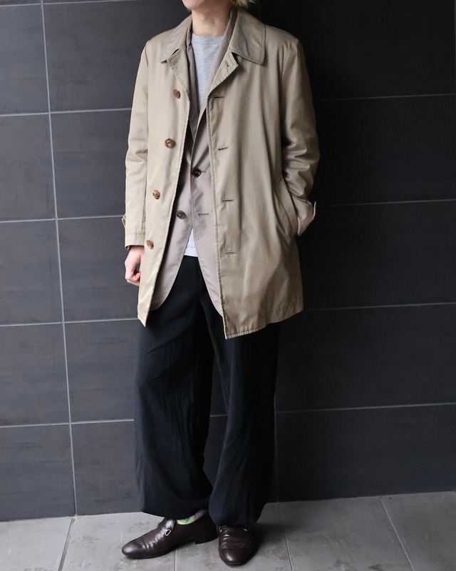 【AD2009 COMME des GARÇONS HOMME】middle length stand-collar coat