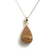 【MARKET】SINGLE STONE NECKLACE 0085
