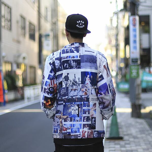 Born X Raised SHERM ALL OVER PRINT COACH JACKET(コーチジャケット