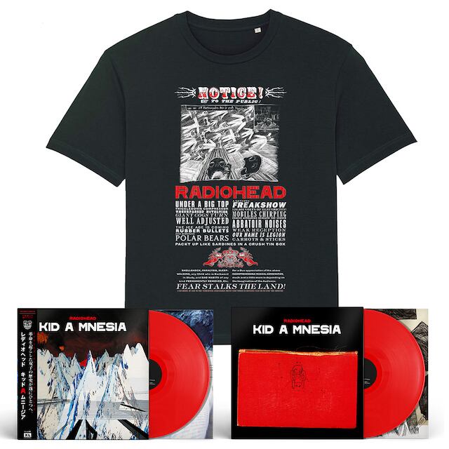 Radiohead / Kid A Mnesia（Ltd Red 3LP w Japanese Obi and T-Shirt