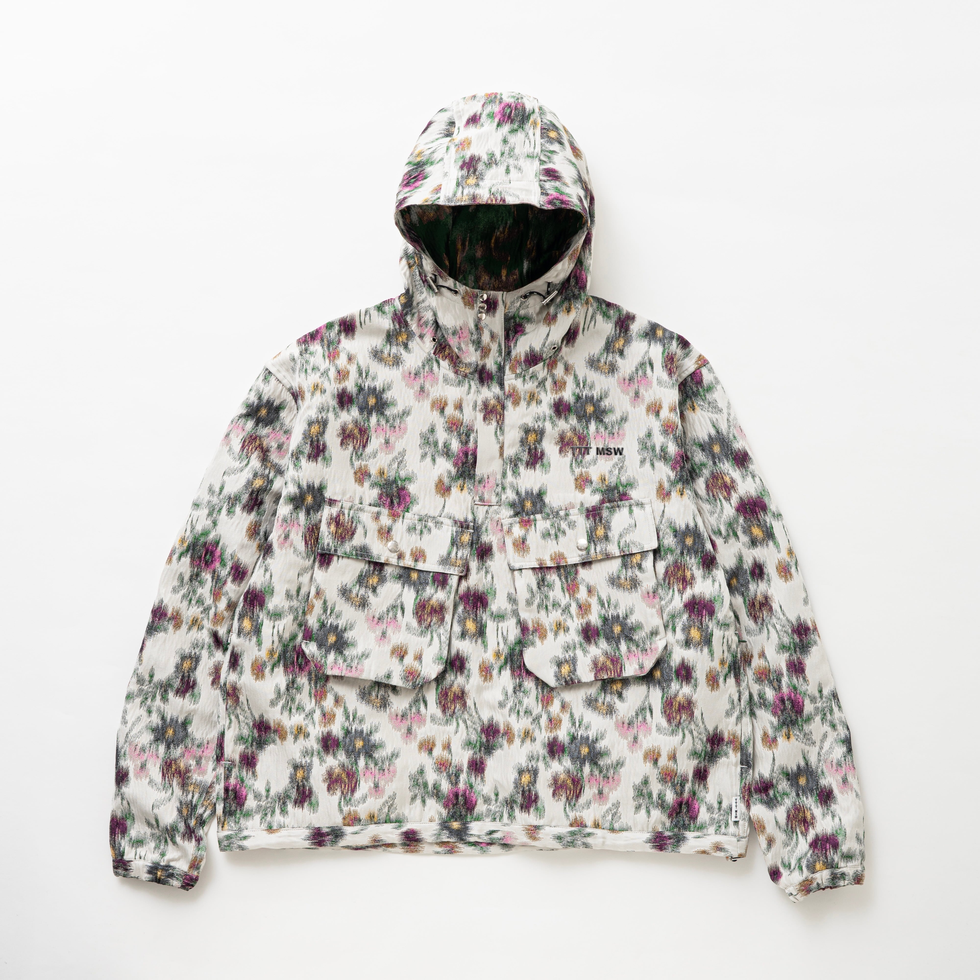 Flower jacquard anorak hoodie（WHITE） | TTTMSW