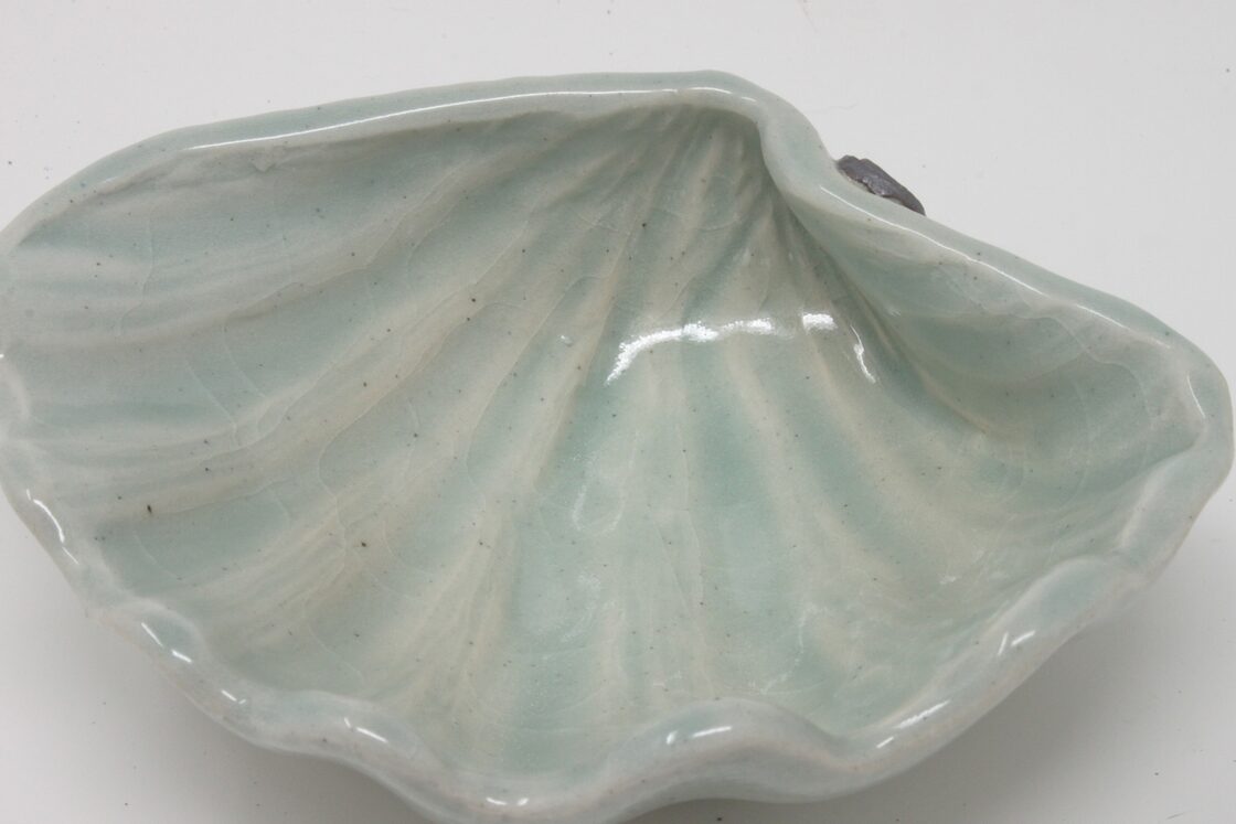 淡青磁貝の小鉢 （商品番号s91-06） | PAY ID 淡青磁 高台鉢 陶器 菓子鉢