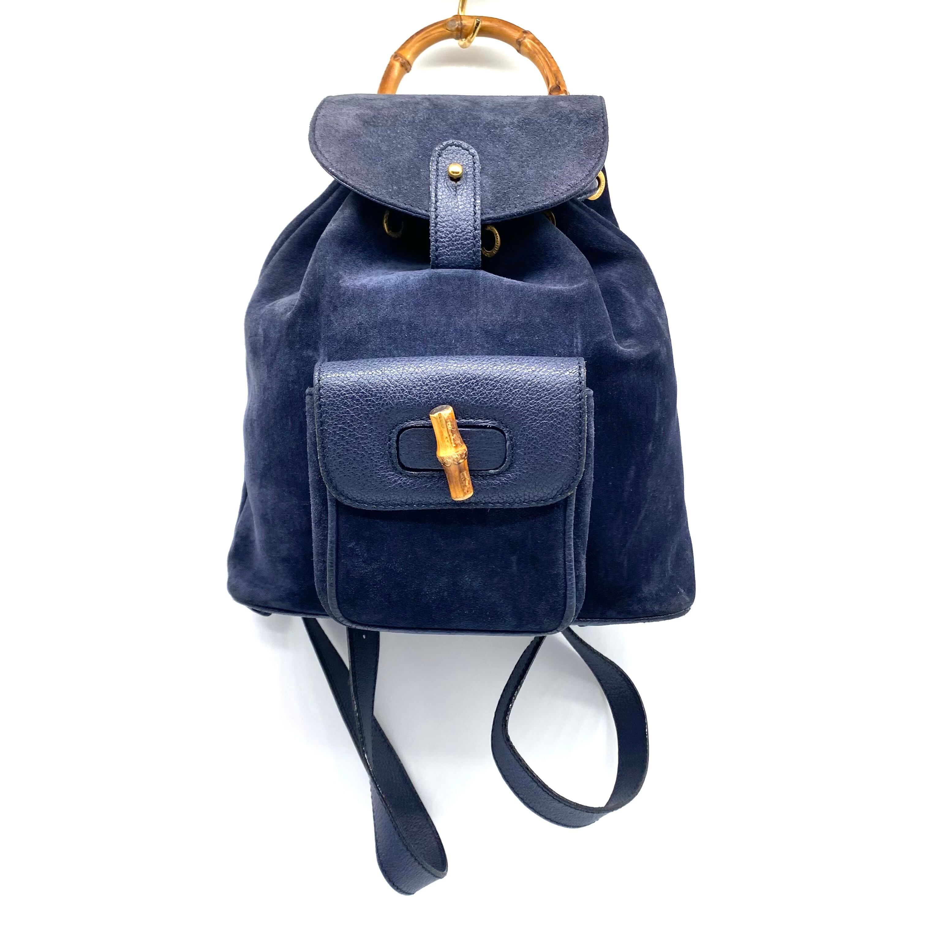 Gucci Bamboo Backpack Suede / グッチ バンブー バックパック