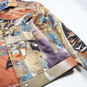 【GJK-M_002】再構築着物Gジャン KIMONO TRACKER JACKET