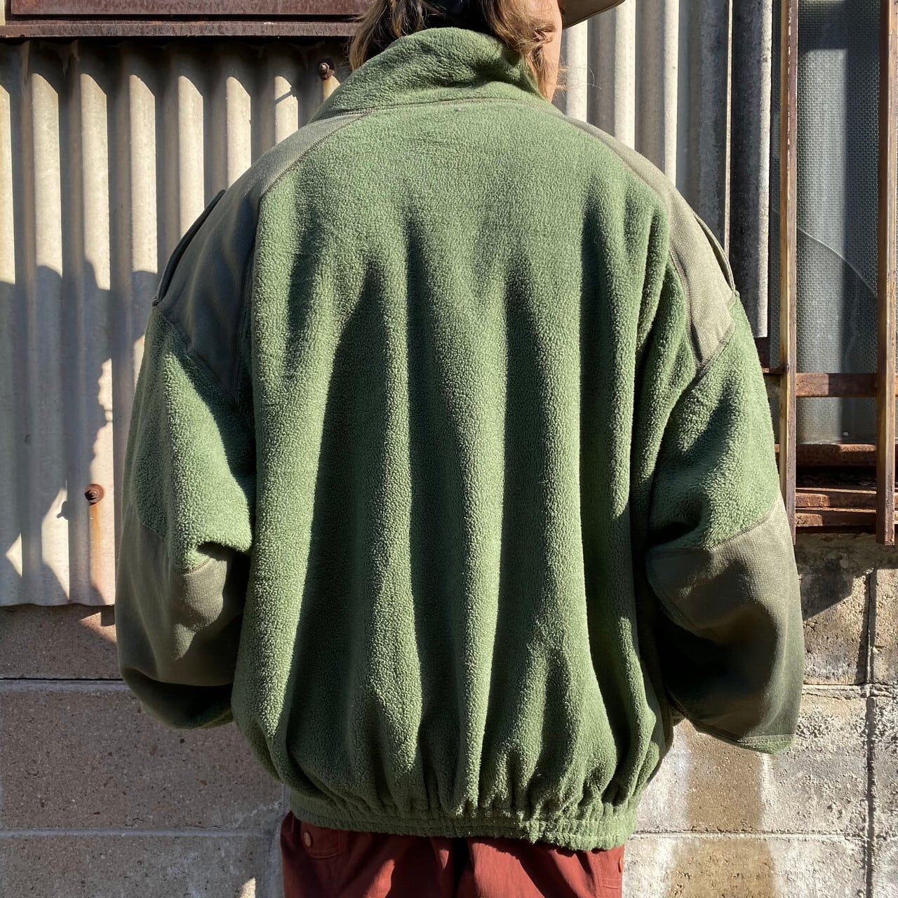 ビッグサイズ フランス軍 ユーロミリタリー フリースジャケット メンズ