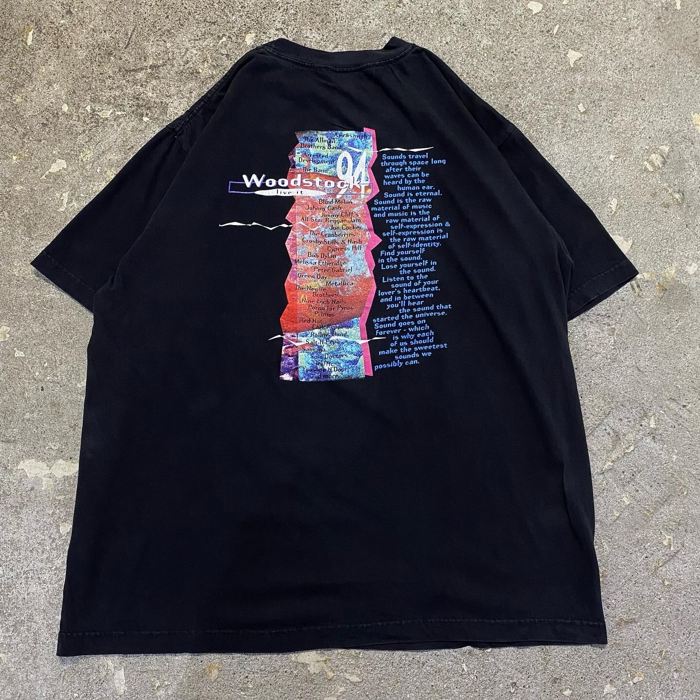 94s Woodstock × Pepsi T-shirt | What
