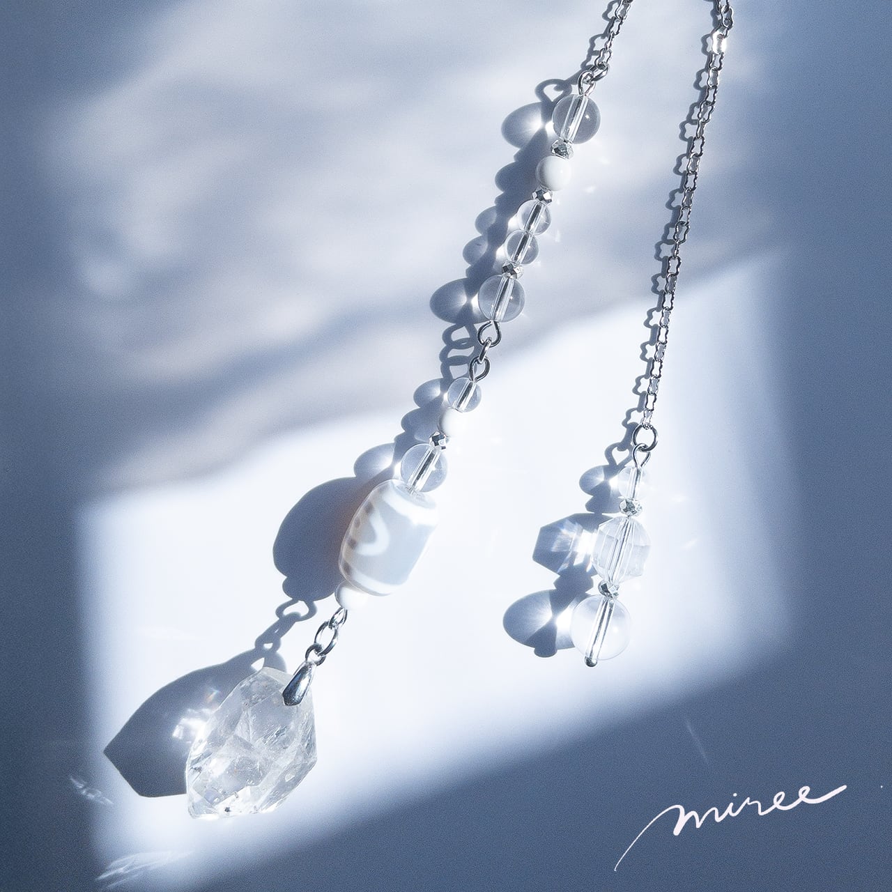 宇宙とつながる導きのペンデュラム【ハーキマーダイヤモンド×星辰天珠】herkimer diamond pendulum_68