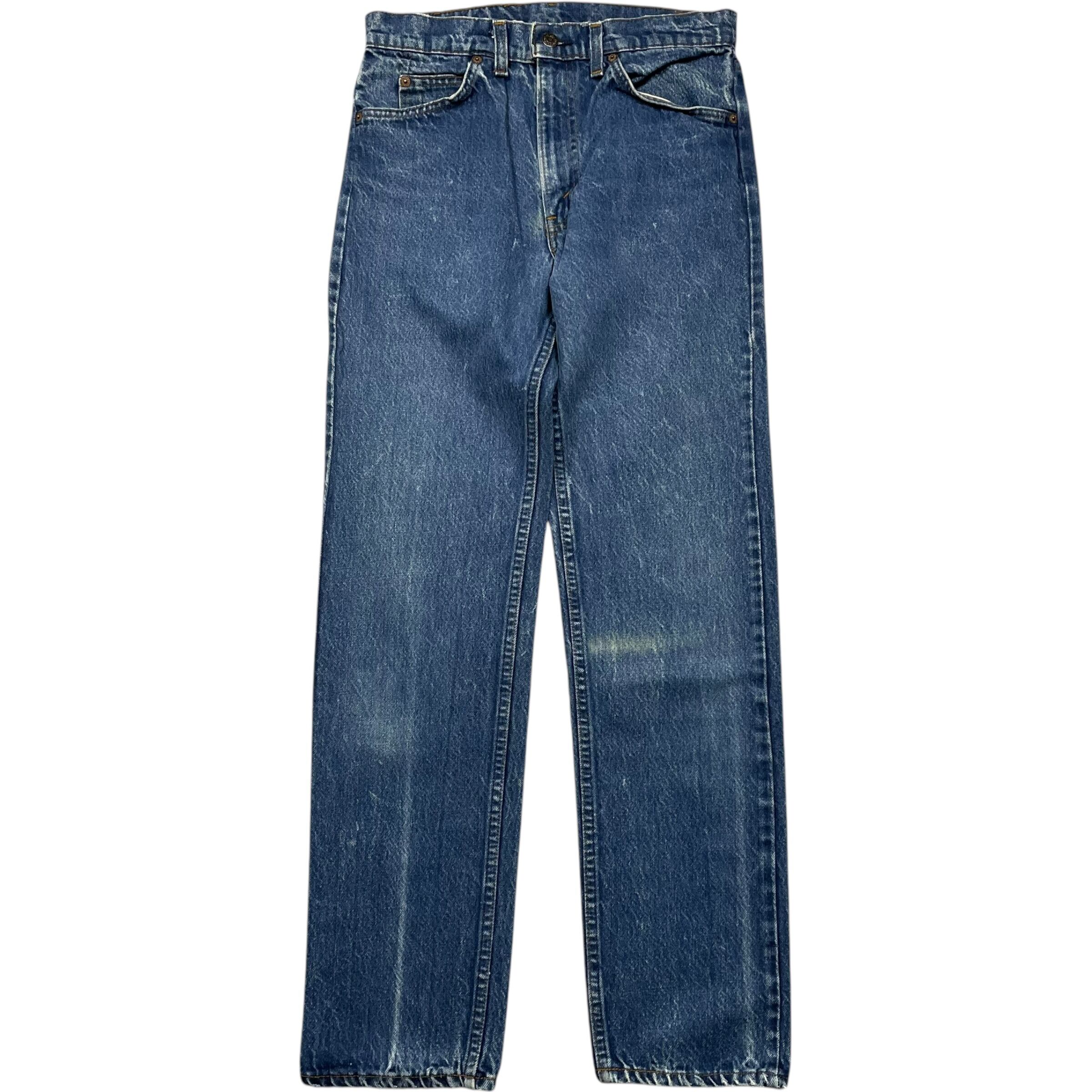 《実寸 W30L31》 Levi's リーバイス 40505-0215 デニムパンツ ストレート USA製 80年代 vintage no.6048