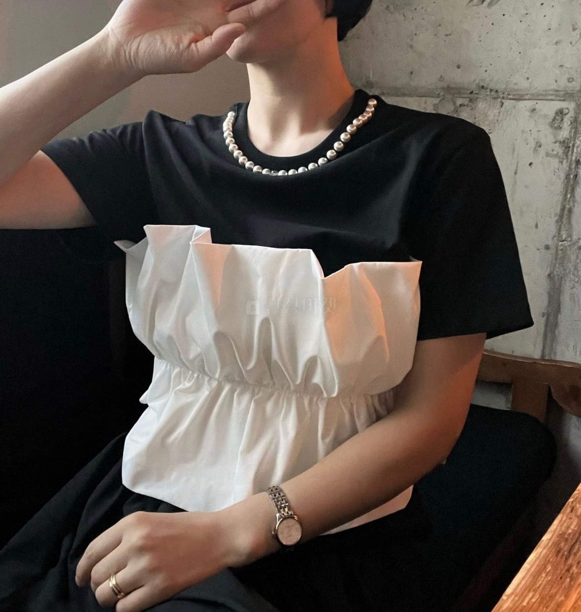 2color / フリルベアトップビスチェ