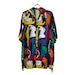 『VINTAGE art color linen over shirt』 USED 古着