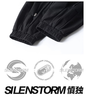 SILENSTORM ロングジップストレートパンツ