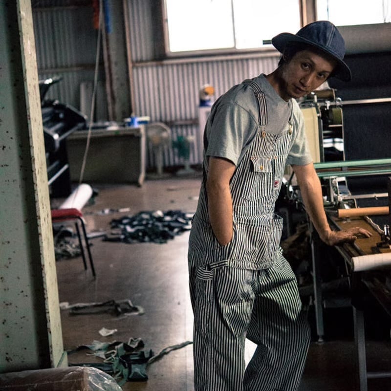 TCB(ティーシービー) HANDYMAN PANTS HICKORY STRIPE